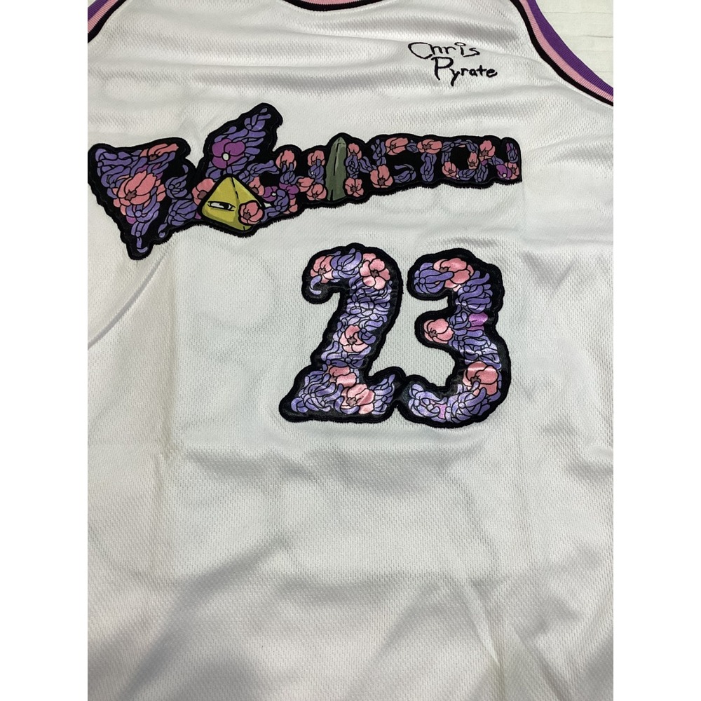 Chris Pyrate/Wizards Collaboration Jordan 23 Floral/White Jersey
Men XL - Picture 4 of 7